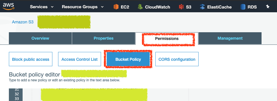 aws s3 permission