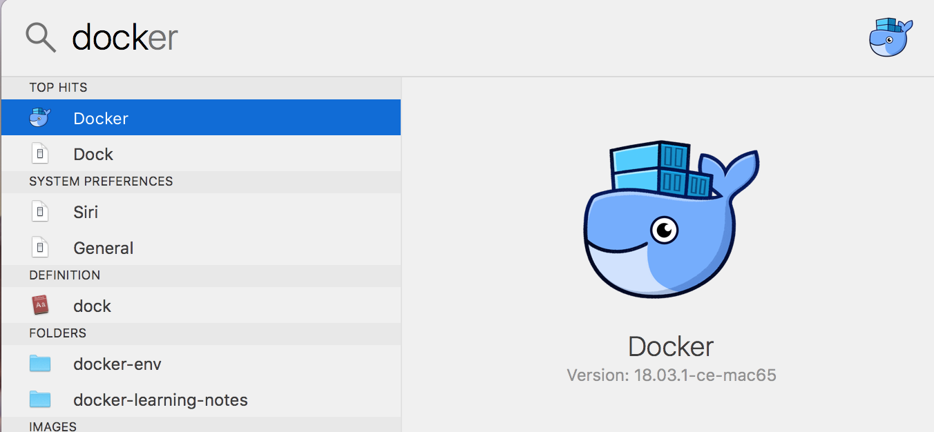 open docker